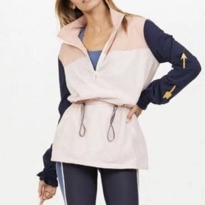 The Upside Yoko Anorak Pink Performance Color Blocked Jacket